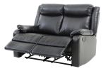 Glory Furniture Ward G761A-RL Double Reclining Love Seat , BLACK - as Pic