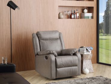 Glory Furniture Ward G763A-RC Rocker Recliner , GRAY - as Pic