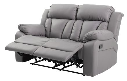 Glory Furniture Daria G681-RL Reclining Love seat , GRAY - as Pic