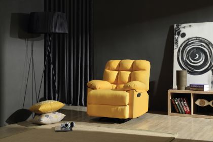 Glory Furniture Cindy G551-RC Rocker Recliner , YELLOW - as Pic