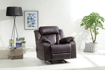 Glory Furniture Daria G686-RC Rocker Recliner , DARK BROWN - as Pic