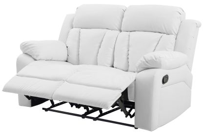 Glory Furniture Daria G682-RL Reclining Love seat , WHITE - as Pic