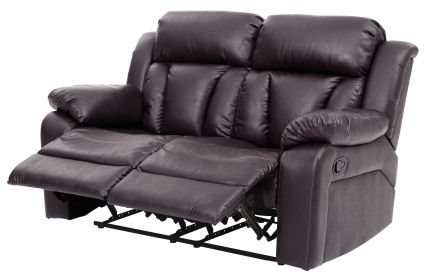 Glory Furniture Daria G686-RL Reclining Love seat , DARK BROWN - as Pic