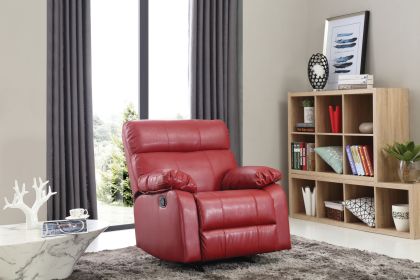 Glory Furniture Manny G534-RC Rocker Recliner , RED - as Pic