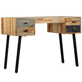 Writing Desk Solid Reclaimed Teak 43.3"x19.6"x29.9" - Multicolour