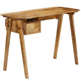 Writing Desk 43.3"x19.7"x29.9" Solid Mango Wood - Brown