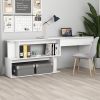 Corner Desk White 78.7"x19.7"x29.9" Engineered Wood - White