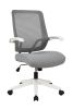 Task office chair with filp up arms; mid-mesh task chair; Max Upload 300lbs - Gray