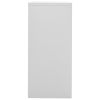 Filing Cabinet Light Gray 35.4"x18.1"x40.6" Steel - Grey