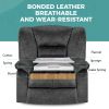 Oversized Recliner Chair Sofa with Massage and Heating - as Pic