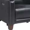 Giorno Pwr-Pwr Recliner Black - as Pic