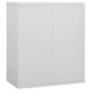 Filing Cabinet Light Gray 35.4"x18.1"x40.6" Steel - Grey