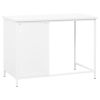 Industrial Desk with Drawers White 41.3"x20.5"x29.5" Steel - White