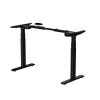 Height Adjustable Dual Motor Load Ergonomic Electric Standing Desk Frame 3-Stage With Memory Controller - Frame Only - Black