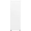 Filing Cabinet White 35.4"x18.1"x52.8" Steel - White