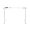 Height Adjustable Dual Motor Load Ergonomic Electric Standing Desk Frame 3-Stage With Memory Controller - Frame Only - White