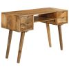 Writing Desk Solid Mango Wood 45.3"x18.5"x29.9" - Brown