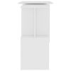 Corner Desk White 78.7"x19.7"x29.9" Engineered Wood - White