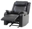 Glory Furniture Ward G761A-RC Rocker Recliner , BLACK - as Pic