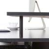 Integrated Melamine Board Computer Desk with Drawers Black RT - Black