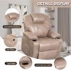 Lehboson Lift Chair Recliners, Electric Power Recliner Chair Sofa for Elderly, (Beige) - as Pic