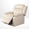 Lehboson Lift Chair Recliners, Electric Power Recliner Chair Sofa for Elderly, massage and heating(Common, Beige) - as Pic