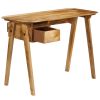 Writing Desk 43.3"x19.7"x29.9" Solid Mango Wood - Brown