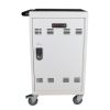 Mobile Charging Cart and Cabinet for Tablets Laptops 30-Device With Combination Lock(White) - as Pic