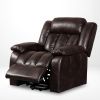 Lehboson Lift Chair Recliners, Electric Power Recliner Chair Sofa for Elderly,massage and heating (Common, Red Brown) - as Pic