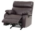 Glory Furniture Manny G535-RC Rocker Recliner , DARK BROWN - as Pic