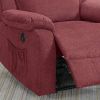 POWER RECLINER in Paprika Red - as Pic