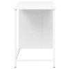 Industrial Desk with Drawers White 41.3"x20.5"x29.5" Steel - White