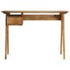 Writing Desk 43.3"x19.7"x29.9" Solid Mango Wood - Brown