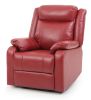 Glory Furniture Ward G765A-RC Rocker Recliner , RED - as Pic