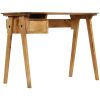 Writing Desk 43.3"x19.7"x29.9" Solid Mango Wood - Brown