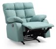 Glory Furniture Cindy G556-RC Rocker Recliner , TEAL - as Pic