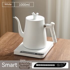 Intelligent Electric Kettle Temperature Control For Stainless Steel Hand Flushing (Option: White-EU)