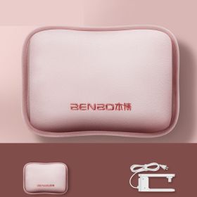 Electric Water Bag Charging Explosion-proof (Option: Pink Hand inserted-Ordinary-220V US)