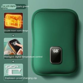 Electric Water Bag Charging Explosion-proof (Option: Green Hand inserted-Digital display-220V US)