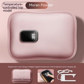 Electric Water Bag Charging Explosion-proof (Option: Pink-Digital display-220V US)