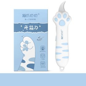 Girls' Creative And Cute Pet Box Knife (Option: Sky Blue-Expansion payment)