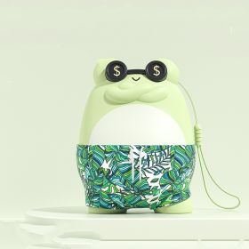 USB Mini Cartoon Hand Grip Hand Warmer (Option: Light Green-Rich Baby)