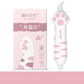 Girls' Creative And Cute Pet Box Knife (Option: Cherry blossom powder-Expansion payment)